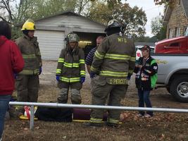 High School Students Perform a Texting and Driving Reinactment