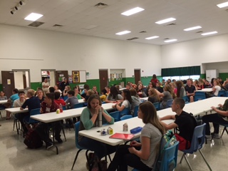 Students had a great first week back!