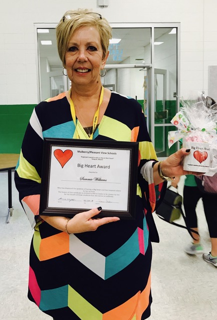 Sammie Williams Awarded The Big Heart Award